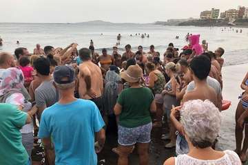 Chinchorro y varada del pescado pasados por agua (Foto TA)